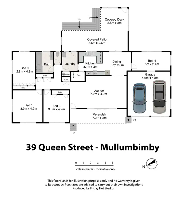 Floorplan of Homely house listing, 39 Queen Street, Mullumbimby NSW 2482