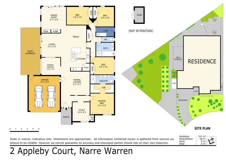 Floorplan of Homely house listing, 2 Appleby Court, Narre Warren VIC 3805
