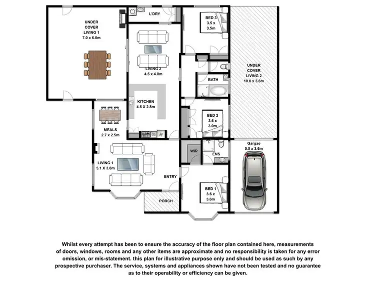 Floorplan of Homely house listing, 1 Anna Catherine Drive, Port Fairy VIC 3284