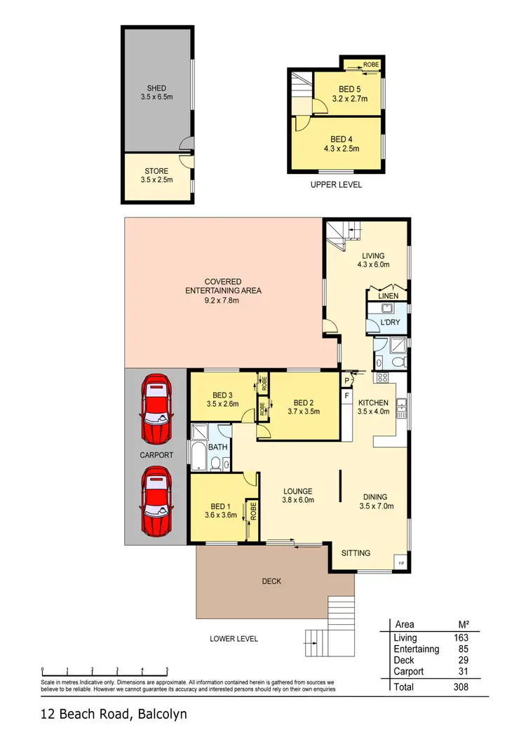 Floorplan of Homely house listing, 12 Beach Road, Balcolyn NSW 2264