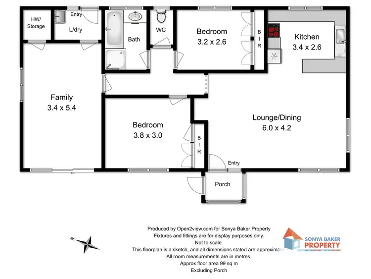 Floorplan of Homely unit listing, 1/65 Goldie Street, Wynyard TAS 7325