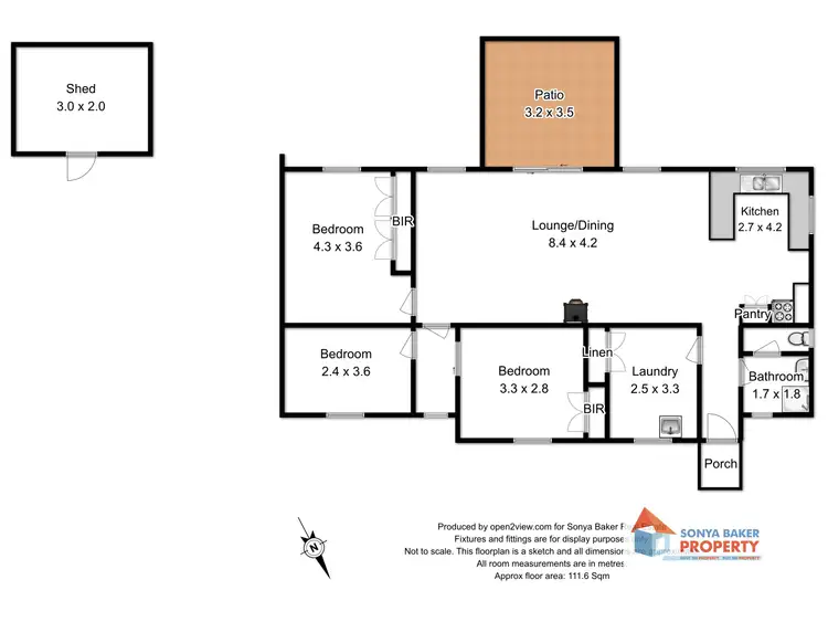 Floorplan of Homely house listing, 1488 Calder Road, Calder TAS 7325