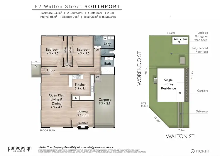 Floorplan of Homely house listing, 52 Walton Street, Southport QLD 4215