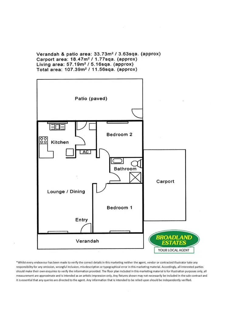 Floorplan of Homely unit listing, 8/76 Gawler Street, Mount Barker SA 5251