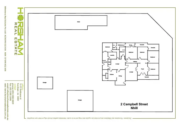 Floorplan of Homely house listing, 2 Campbell Street, Nhill VIC 3418