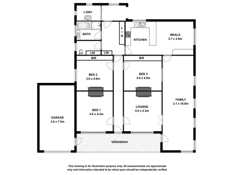 Floorplan of Homely house listing, 6 Mount Gambier Road, Millicent SA 5280
