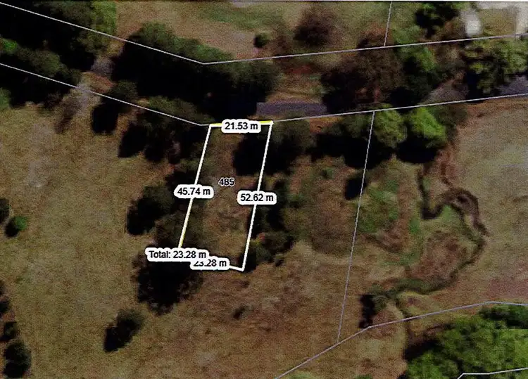 Floorplan of Homely land listing, 485 Left Bank Rd, Mullumbimby NSW 2482