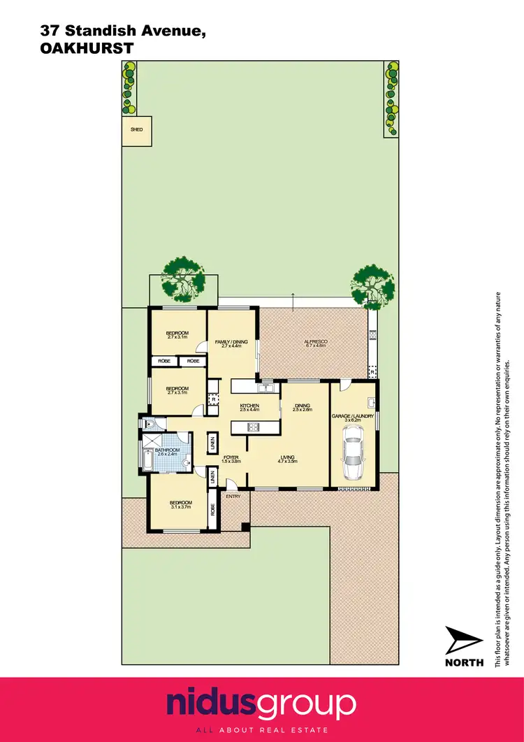 Floorplan of Homely house listing, 37 Standish Avenue, Oakhurst NSW 2761