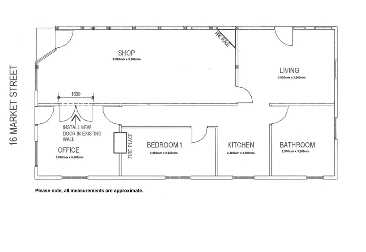 Floorplan of Homely house listing, 16 Market Street, Trentham VIC 3458