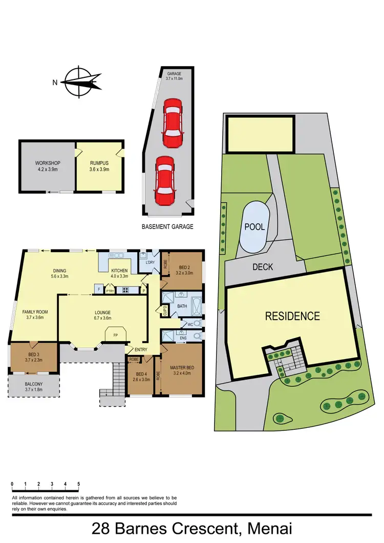 Floorplan of Homely house listing, 28 Barnes Crescent, Menai NSW 2234