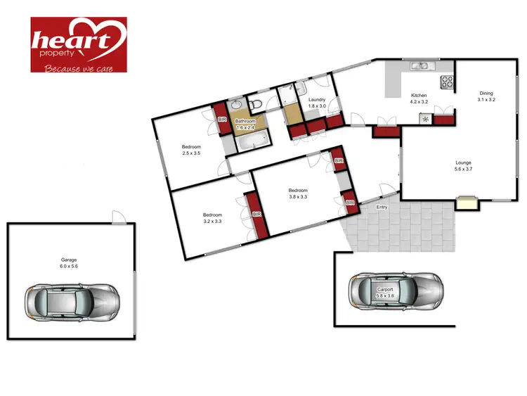 Floorplan of Homely house listing, 4 Staveley Street, Sale VIC 3850