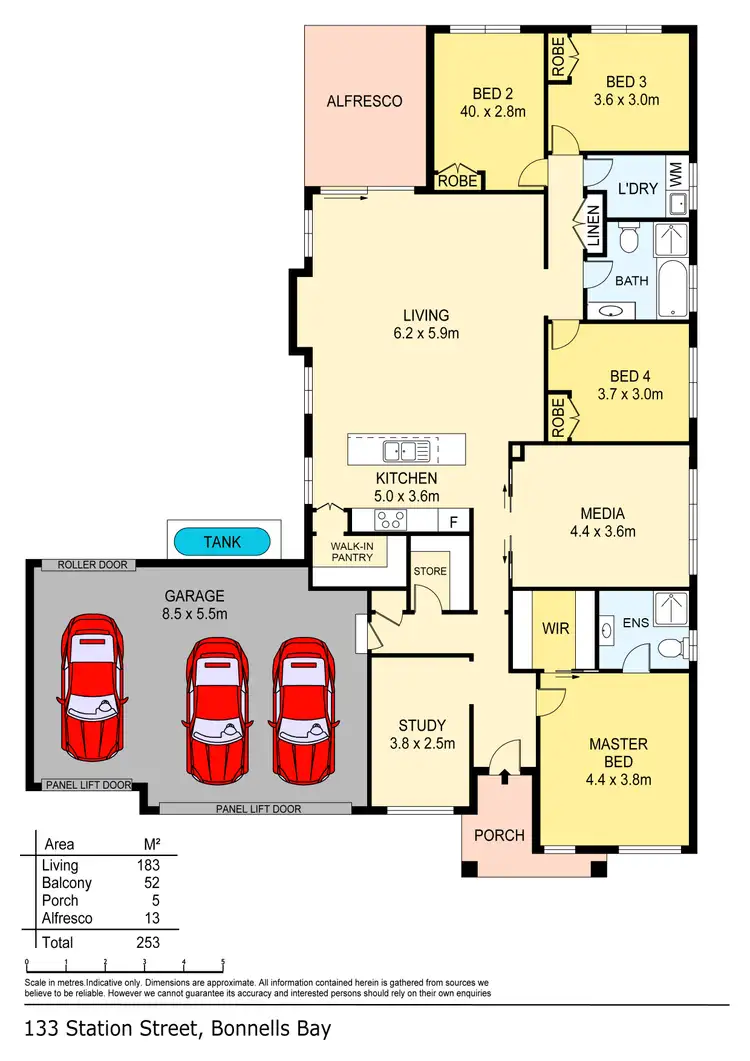 Floorplan of Homely house listing, 133 Station Street, Bonnells Bay NSW 2264