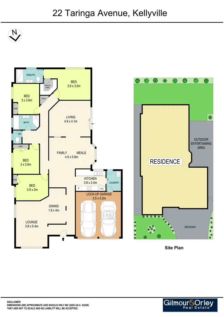 Floorplan of Homely house listing, 22 Taringa Avenue, Kellyville NSW 2155