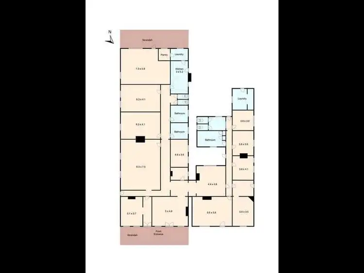 Floorplan of Homely house listing, 37 Scandinavian Crescent, Talbot VIC 3371