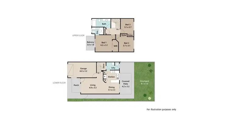 Floorplan of Homely townhouse listing, 47/27 Heathwood St, Taigum QLD 4018