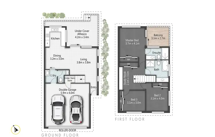 Floorplan of Homely townhouse listing, 24 558 Blunder Road, Durack QLD 4077