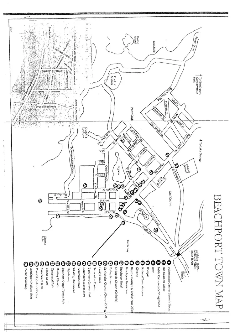 Floorplan of Homely land listing, 46 Beach Road, Beachport SA 5280