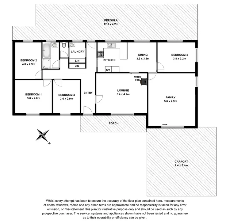 Floorplan of Homely house listing, 5 Matheson Road, Millicent SA 5280