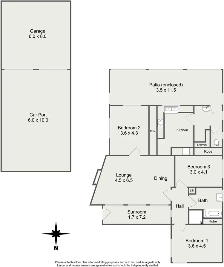 Floorplan of Homely house listing, 9 Sutherland Road, Millicent SA 5280