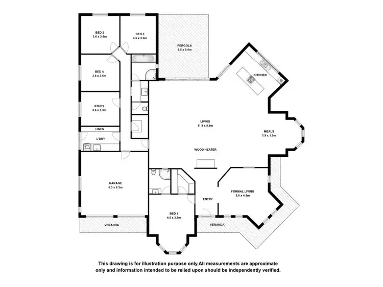 Floorplan of Homely house listing, 210 Banksia Road, Millicent SA 5280