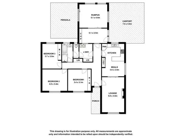 Floorplan of Homely house listing, 18 English Drive, Millicent SA 5280