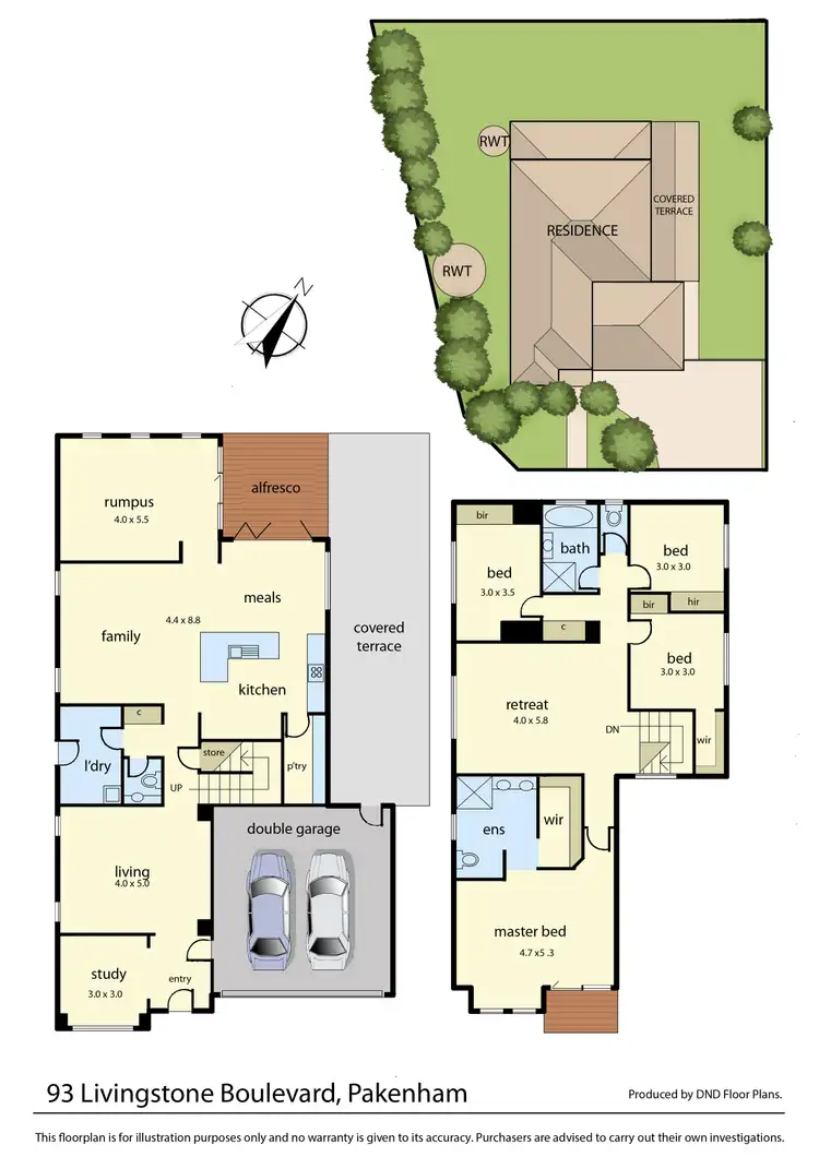 Floorplan of Homely house listing, 93 Livingstone Boulevard, Pakenham VIC 3810