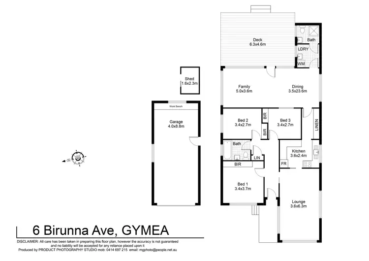 Floorplan of Homely house listing, 6 Birunna Avenue, Gymea NSW 2227