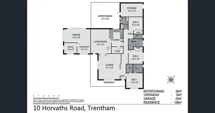 Floorplan of Homely house listing, 10 Horvaths Road, Trentham VIC 3458