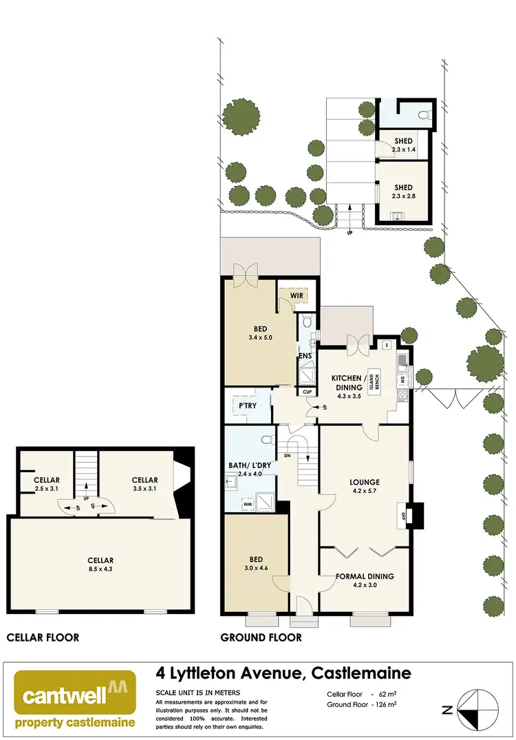 Floorplan of Homely house listing, 4 Lyttleton Avenue, Castlemaine VIC 3450
