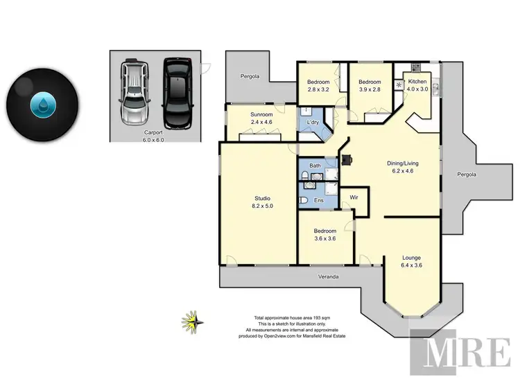 Floorplan of Homely rural property listing, 0821 Howes Creek Road, Mansfield VIC 3722