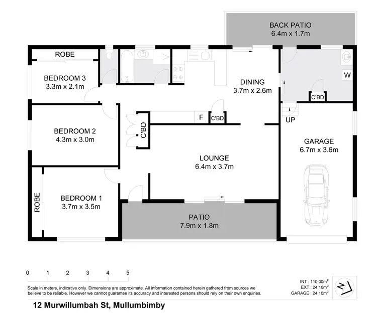 Floorplan of Homely house listing, 12 Murwillumbah Rd, Mullumbimby NSW 2482