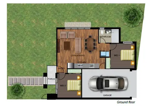Floorplan of Homely unit listing, 3/732 Pascoe Vale Road, Glenroy VIC 3046