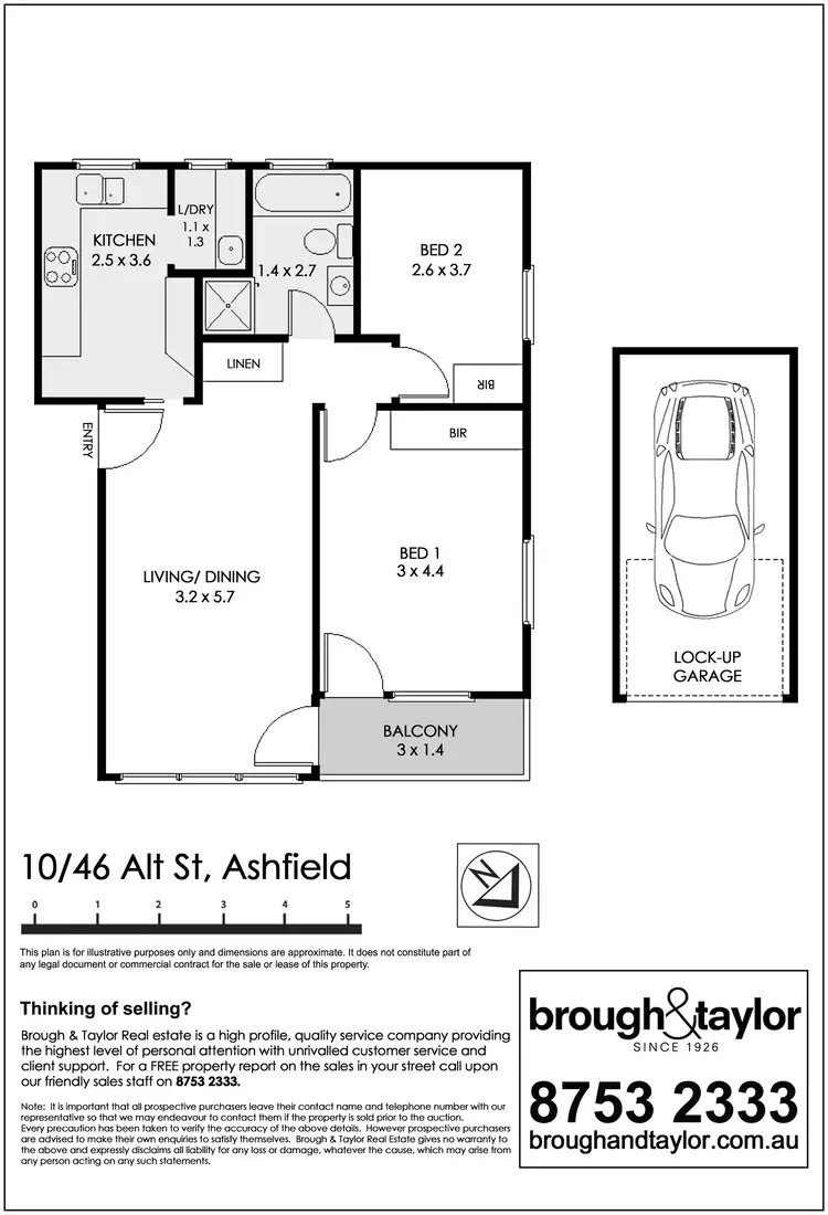 Floorplan of Homely apartment listing, 10/46 Alt Street, Ashfield NSW 2131