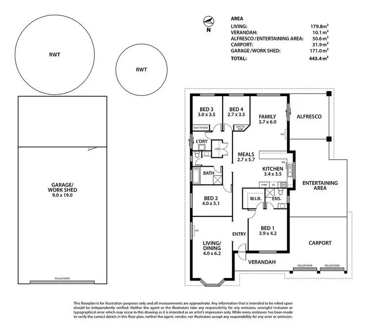 Floorplan of Homely house listing, 3 Lemar Close, Macclesfield SA 5153
