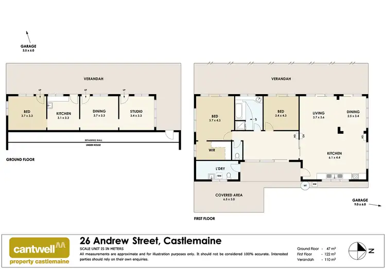 Floorplan of Homely house listing, 26 Andrew Street, Castlemaine VIC 3450