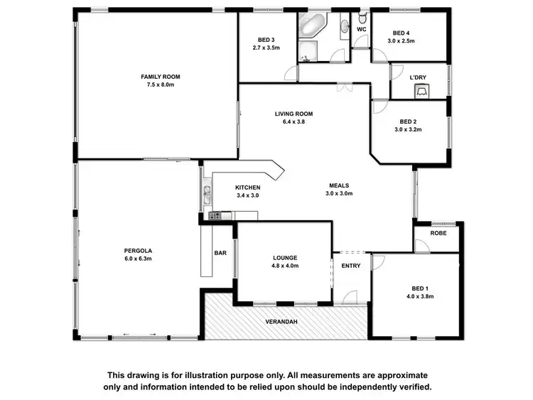 Floorplan of Homely house listing, 55 Enderby Lane, Millicent SA 5280