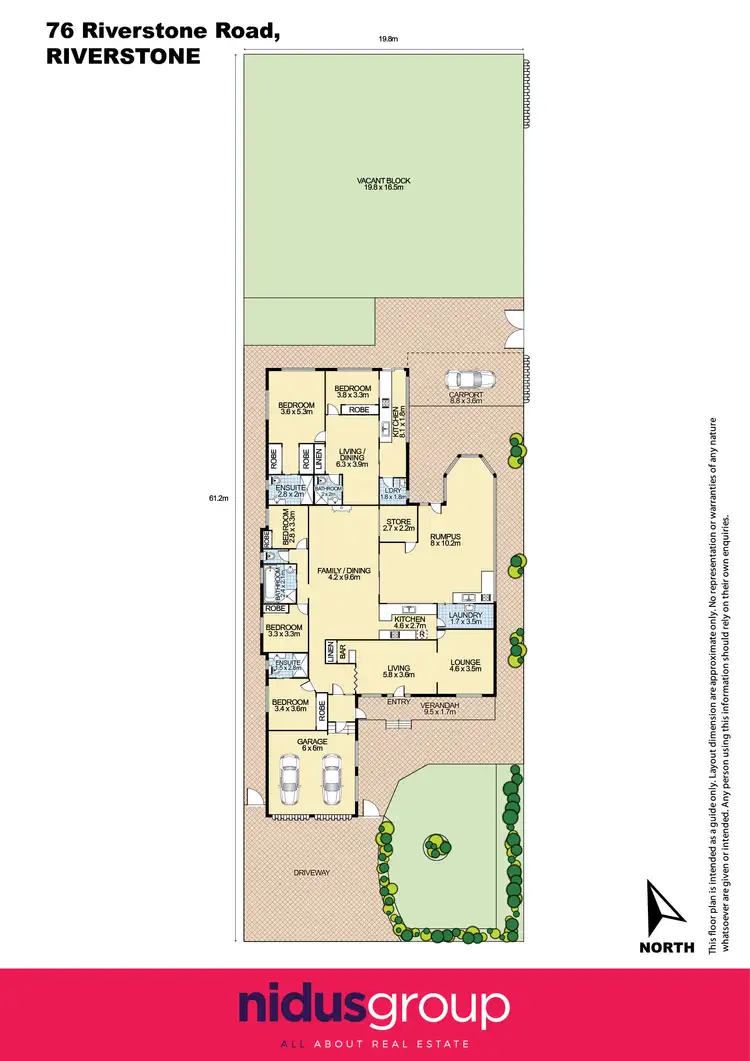 Floorplan of Homely house listing, 76 & 76A Riverstone Road, Riverstone NSW 2765
