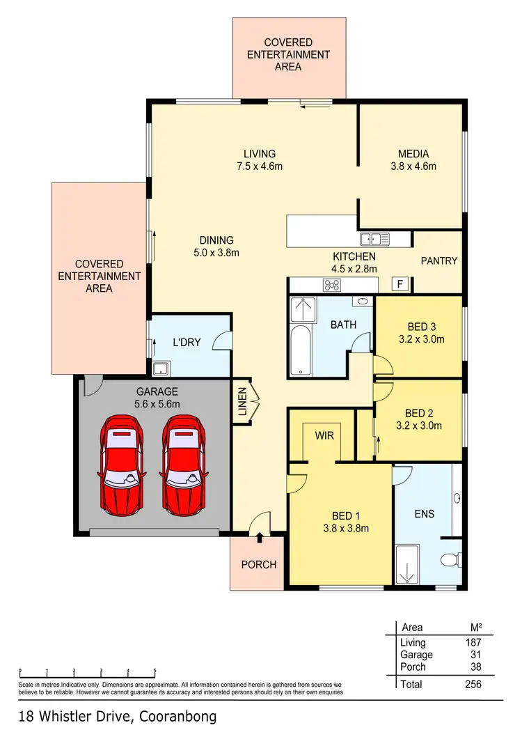Floorplan of Homely house listing, 18 Whistler Drive, Cooranbong NSW 2265