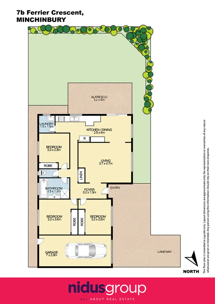 Floorplan of Homely villa listing, 7B Ferrier Crescent, Minchinbury NSW 2770