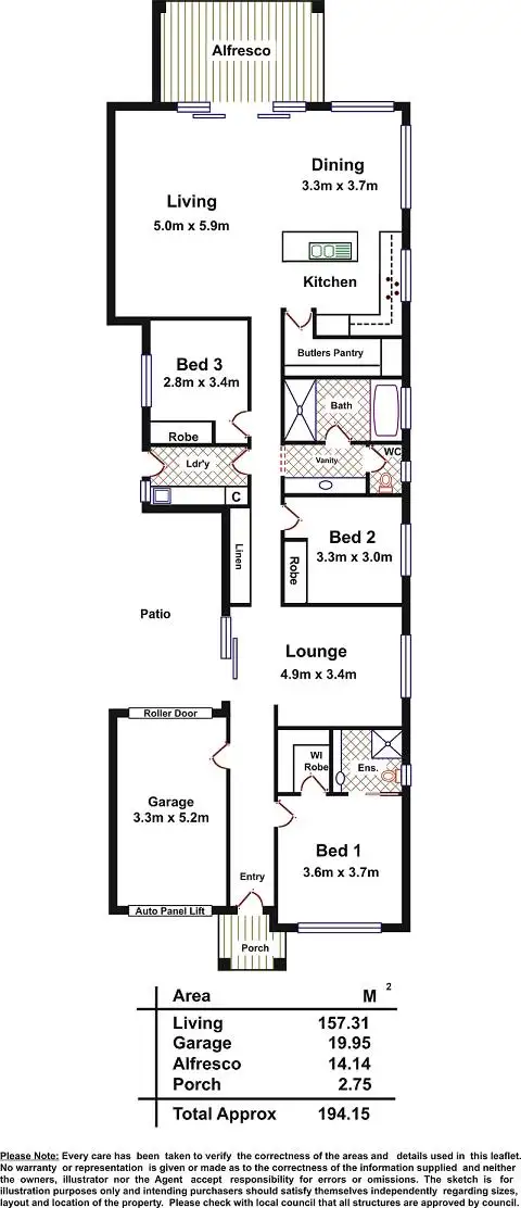 Floorplan of Homely house listing, 13 Hardy Avenue, Glengowrie SA 5044