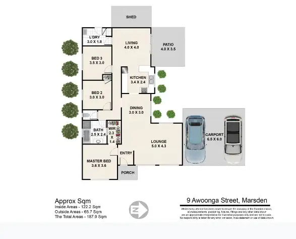 Floorplan of Homely house listing, 9 Awoonga Street, Marsden QLD 4132