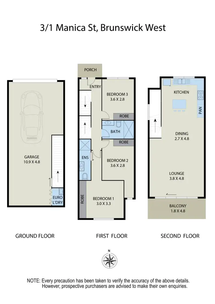Floorplan of Homely townhouse listing, Address available on request