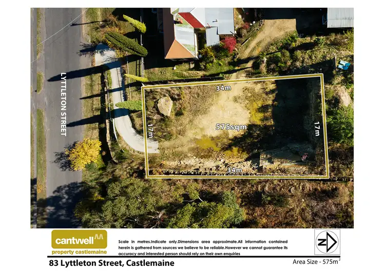 Floorplan of Homely land listing, 83 Lyttleton Street, Castlemaine VIC 3450
