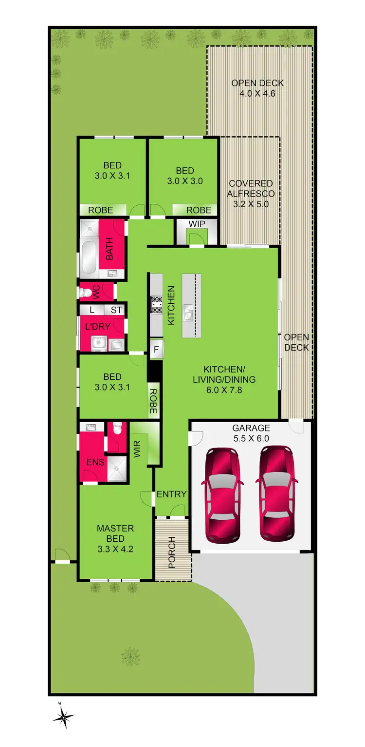 Floorplan of Homely house listing, 12 Dya Avenue, Torquay VIC 3228