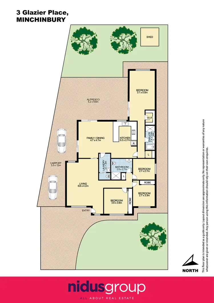 Floorplan of Homely house listing, 3 Grazier Place, Minchinbury NSW 2770