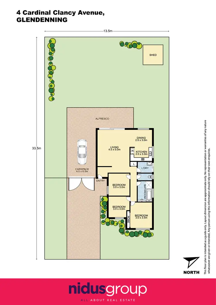 Floorplan of Homely house listing, 4 Cardinal Clancy Avenue, Glendenning NSW 2761