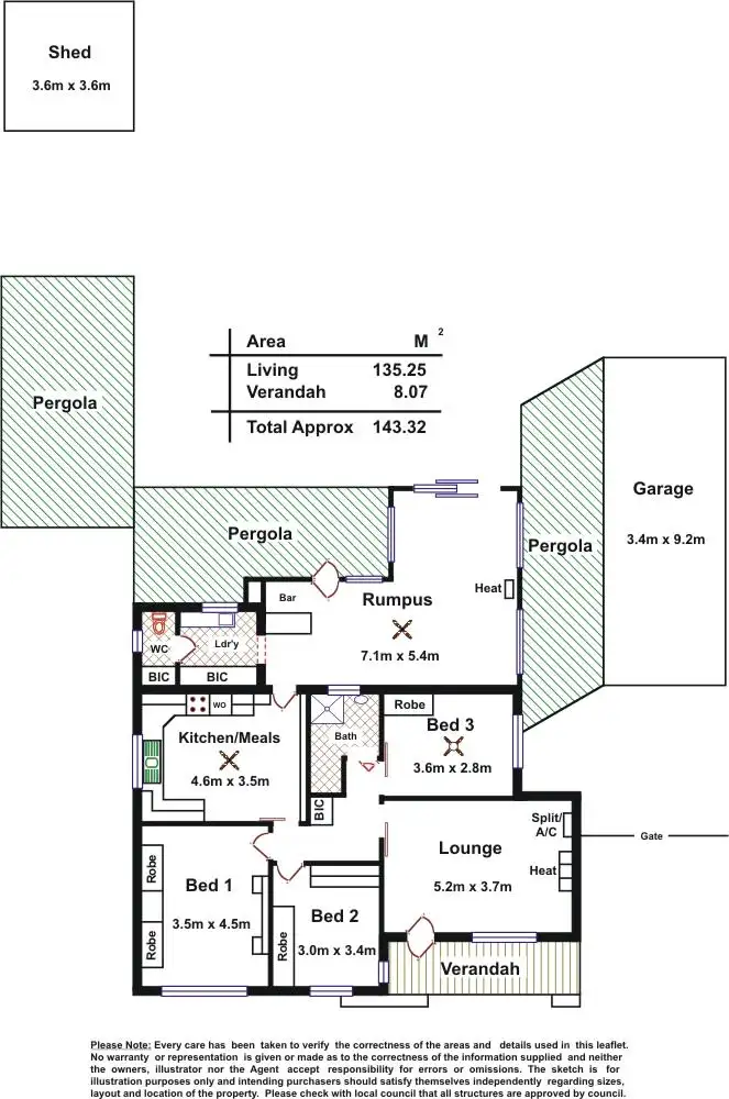 Floorplan of Homely house listing, 49 Marshall Terrace, Brooklyn Park SA 5032