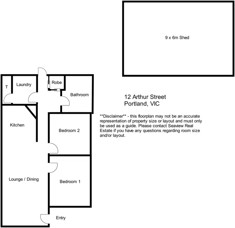 Floorplan of Homely house listing, 12 Arthur Street, Portland VIC 3305