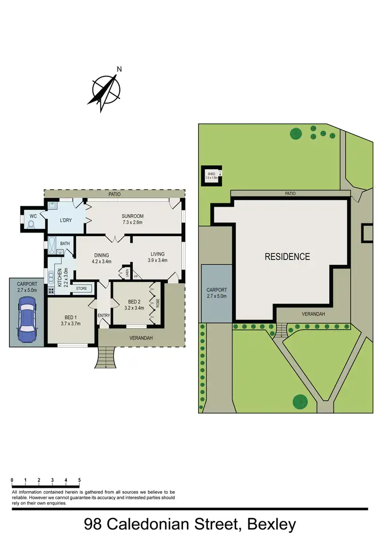 Floorplan of Homely house listing, 98 Caledonian Street, Bexley NSW 2207