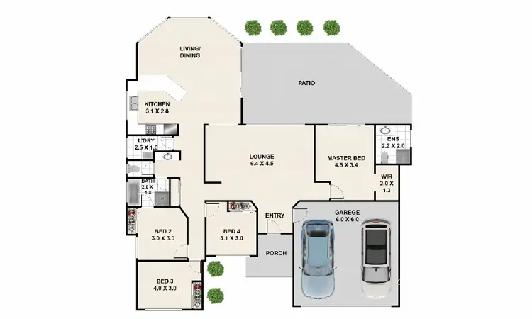 Floorplan of Homely house listing, 10 Garry Place, Crestmead QLD 4132